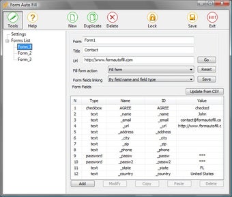 Image 0 for Portable Form Auto Fill