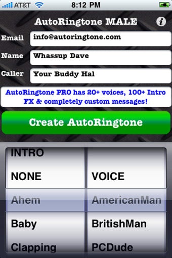Imagen 0 para AutoRingtone Male Text to…