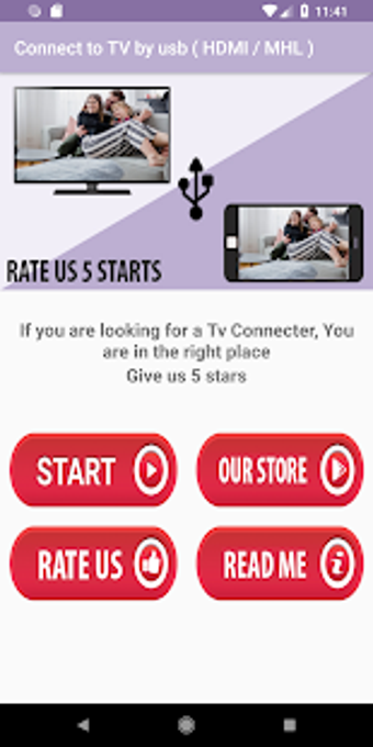 Image 3 for Connect to TV by usb ( HD…