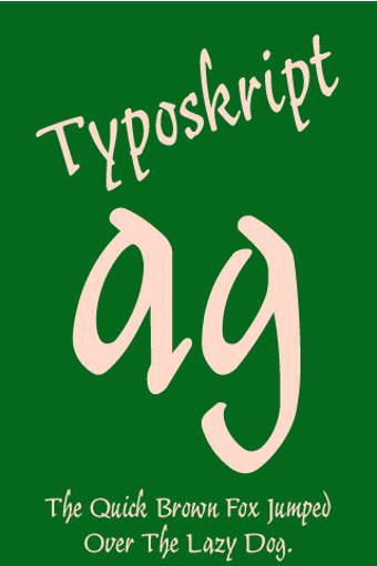Image 2 for Typoskript Pro FlipFont