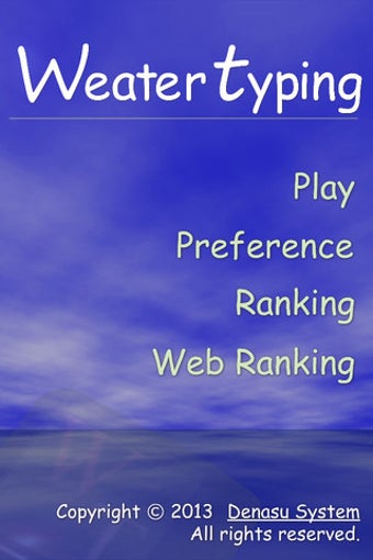 Image 0 for Weather Typing