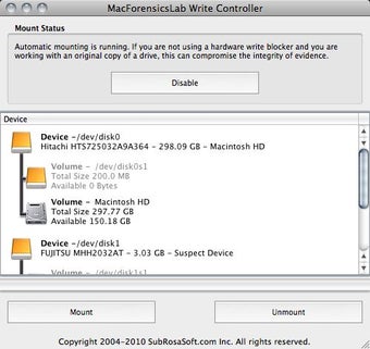 Imagen 0 para MacForensicsLab Write Con…
