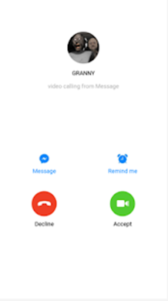 Image 0 for Granny Call me : Fake Cal…