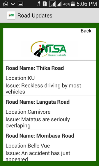 Image 1 for NTSA  APP