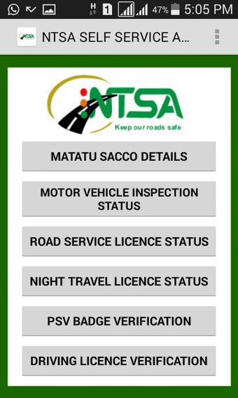 Imagen 1 para NTSA  APP