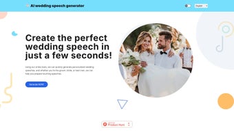 Imagen 0 para AI Wedding Speech Generat…