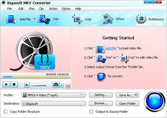 Image 0 for Bigasoft MKV Converter