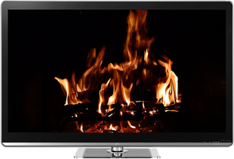Image 3 for Fireplaces on TV - Chrome…
