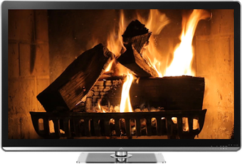 Image 1 for Fireplaces on TV - Chrome…