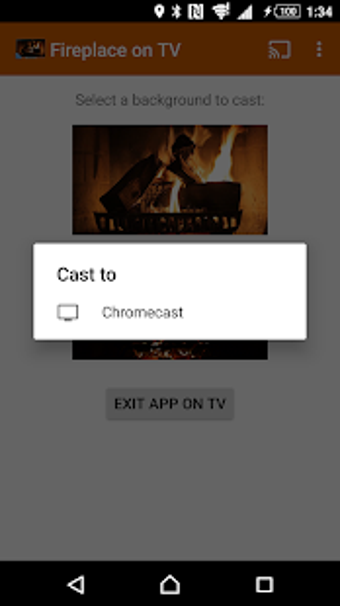 Image 2 for Fireplaces on TV - Chrome…