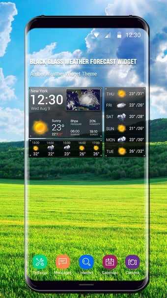 Imagen 1 para Home screen clock and wea…