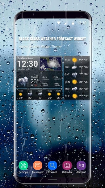 Imagen 2 para Home screen clock and wea…