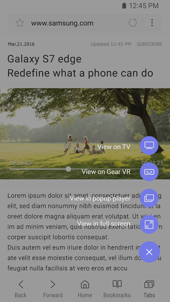 Imagen 0 para Samsung Internet Browser …