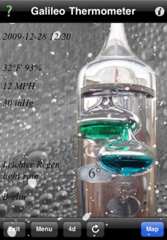 Image 0 for Galileo Thermometer
