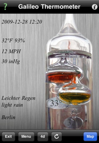 Image 2 for Galileo Thermometer