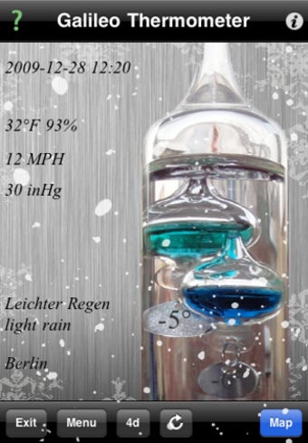 Image 3 for Galileo Thermometer
