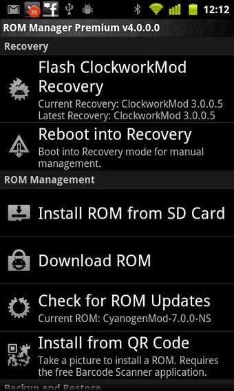 Imagen 0 para ROM Manager