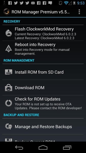 Imagen 3 para ROM Manager