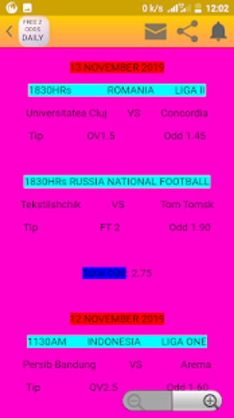 Imagen 0 para FREE 2+ ODDS DAILY