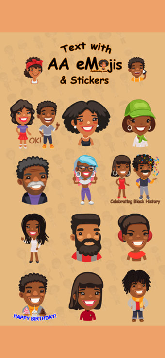 Image 1 for African American AAeMojis