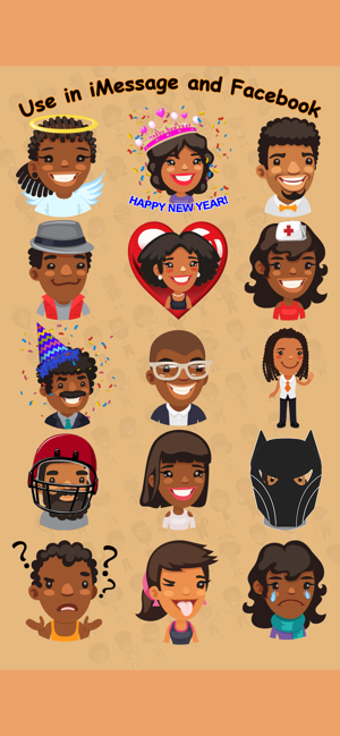 Image 2 for African American AAeMojis