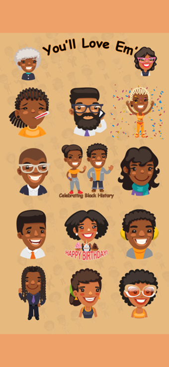 Image 0 for African American AAeMojis
