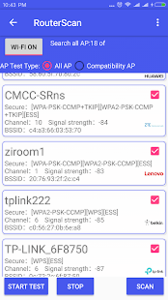 Image 1 for WiFi WPA WPA2 WEP Speed T…