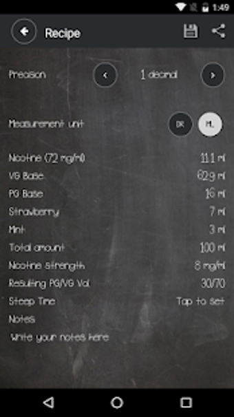 Image 3 for E-Liquid Calculator