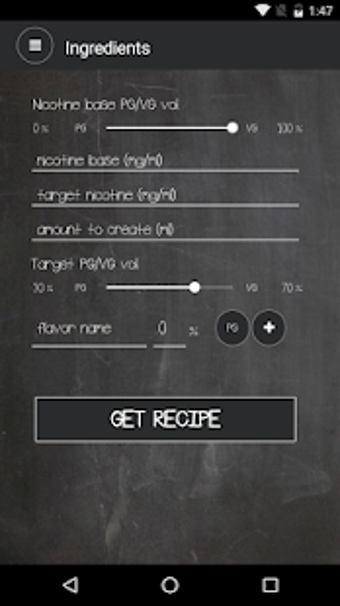 Image 1 for E-Liquid Calculator