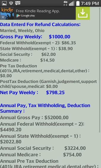 Image 3 for Tax Return Calculator