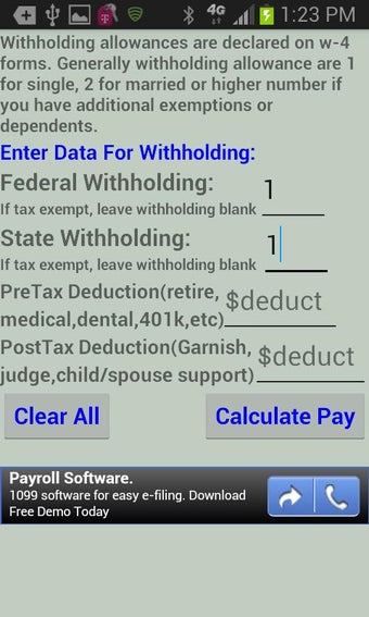 Image 2 for Tax Return Calculator