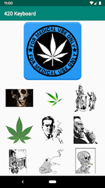 Image 0 for Marijuana Stickers 4/20 f…