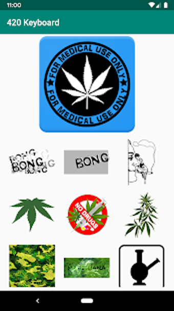 Image 0 for Marijuana Stickers 4/20 f…