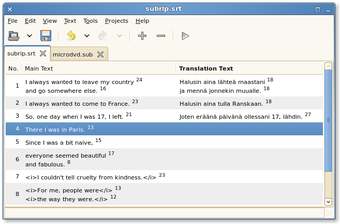 Image 1 for Gaupol for Linux