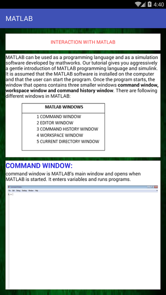 Image 1 for MATLAB TUTORIAL