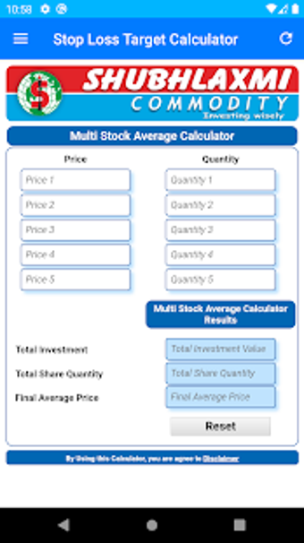 Image 0 for Stop Loss & Target Calcul…