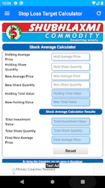 Imagen 0 para Stop Loss & Target Calcul…