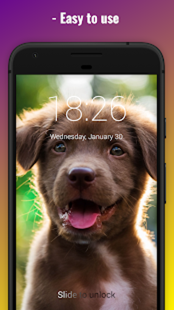 Image 2 for Cute Puppy Lock Screen