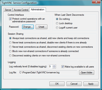 Imagen 1 para TightVNC Server for Linux
