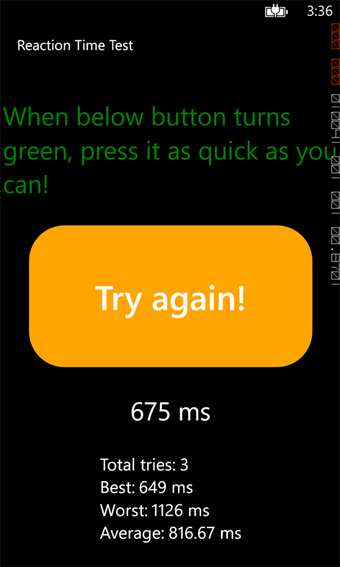 Imagen 0 para Reaction Time Test for Wi…
