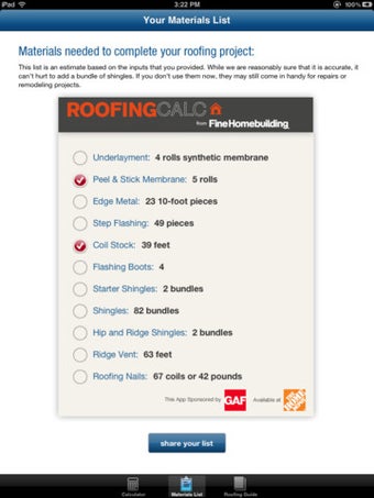 Image 1 for Roofing Calc from Fine Ho…