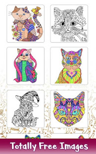Imagen 0 para Cats Glitter Color by Num…