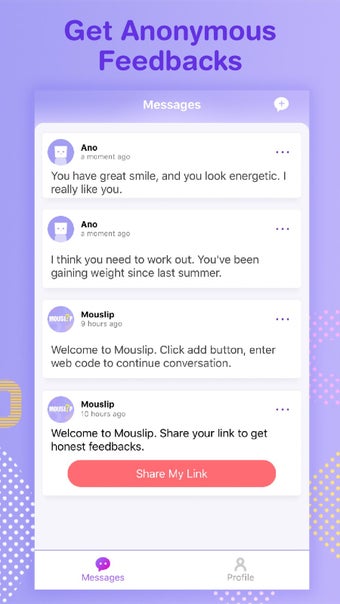 Image 0 for Mouslip - anonymous feedb…