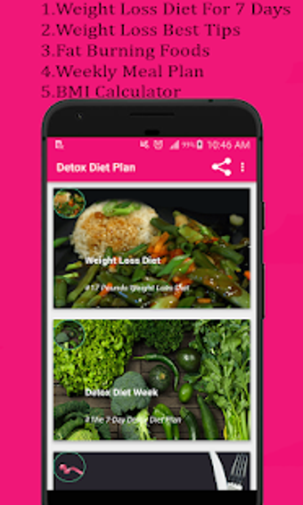 Image 0 for Detox diet plan:Lose fat …