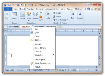 Image 0 for Office Tabs for Word (32-…