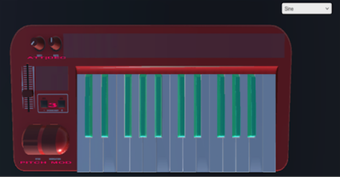Image 1 for Keyboard synthesizer
