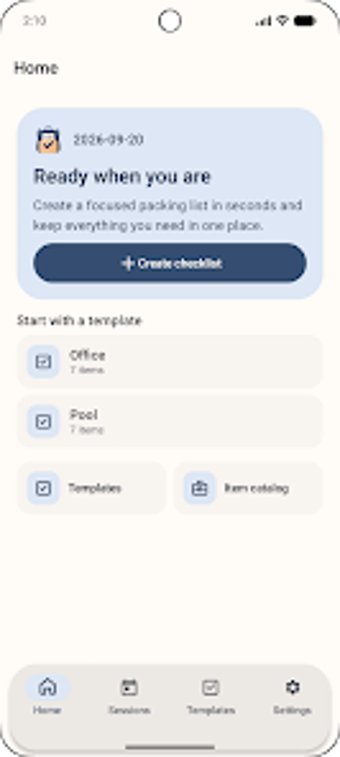 Imagen 0 para BagCue: Daily Packing