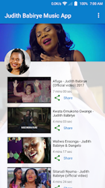Imagen 1 para Judith Babirye Music App