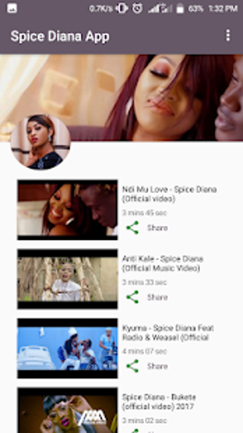Imagen 2 para Spice Diana Music App - T…