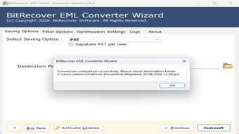 Image 0 for BitRecover eM Client Conv…